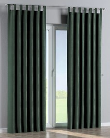 Záves na pútkach farba produktu zelená látka lesklá, zamatová