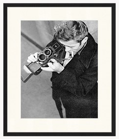 Fotografia's rámom James Dean with Camera