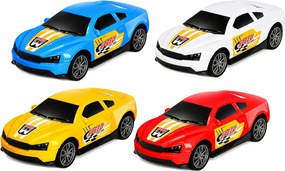 LEAN Toys Nákladné auto Lora Transporter s odťahovkou pre 4 autá, svetlá a zvuky