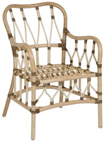 Kreslo s výpletom v prírodnej farbe – Ixia