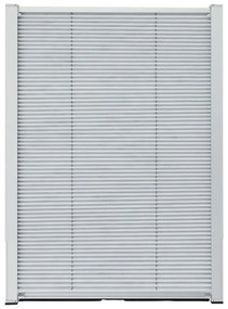 Livarno home Tepelnoizolačná plisovaná žalúzia na strešné okná Velux, 49,3 x 94 – 116 cm (biela)  (100328943)