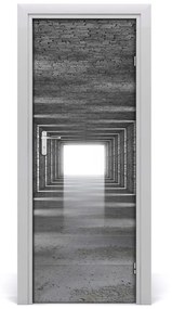 Samolepiace fototapety na dvere Tunel z tehál 85x205 cm