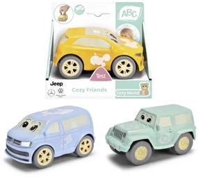 ABC Cozy Friends auto 11 cm, 3 druhy