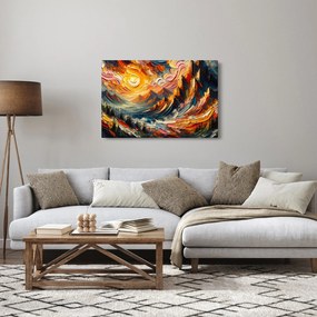 Obraz - Hory zalité slnkom (90x60 cm)