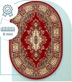 Koberec Agnella Standard Fatima bordový ovál