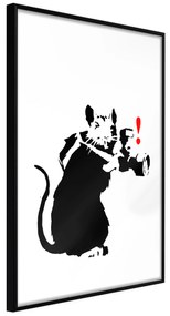 Artgeist Plagát - Rat Photographer [Poster] Veľkosť: 30x45, Verzia: Čierny rám