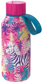 Nerezová termofľaša Solid Kids s pútkom Zebras 330 ml