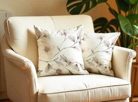 Áčko a.s. Ružomberok 2 set flanelových obliečok VIŠŇOVÉ Béžová