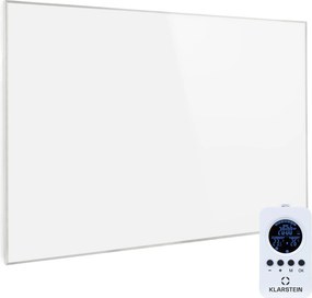 Klarstein Wonderwall Air 96, infračervený ohrievač, 120 x 81 cm, 960 W, nástenná montáž, diaľkový ovládač, biely