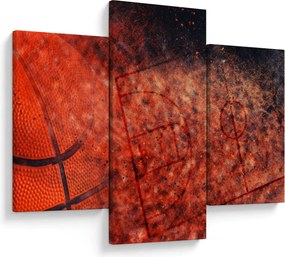 Obraz - Basketbalová lopta (90x60 cm)
