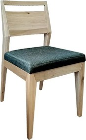 Moderná jedálenská stolička z masívu s textilným sedákom, 43x54x90 cm Urban 11