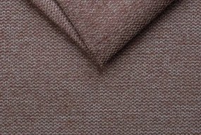 Rohová sedacia súprava Scala, hnedá látka, pravý roh