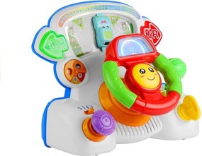 LEAN Toys Interaktívny vzdelávací volant – zvuky a svetlo