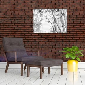 Obraz - Bambusový les (70x50 cm)