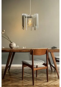 Luster na lanku 1xE27/60W/230V biela pr. 23 cm