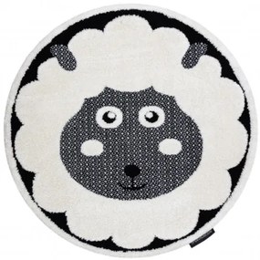 Koberec JOY Sheep krém / čierny