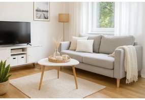 Noela Odkladací stolík SCANDIA 55 biely