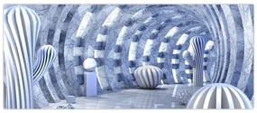 Obraz - 3D abstrakcia (120x50 cm)