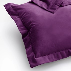 Obliečky na vankúše AmeliaHome Velvet Side Si slivkové