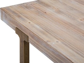Jedálenský stôl Ankara 180 cm hnedý/zlatý