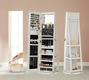 Otočná šperkovnica so zrkadlom JJC007W01