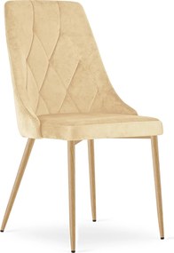 Jedálenská stolička IMOLA VELVET, béžová