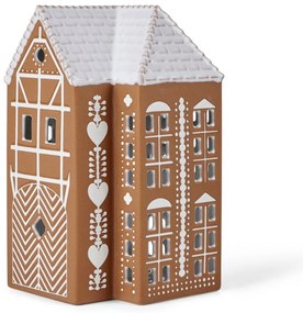 Keramický svietnik na čajovú sviečku Gingerbread Lighthouse – Kähler Design