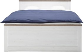 Posteľ Luca 160x200 cm, bielená pínia