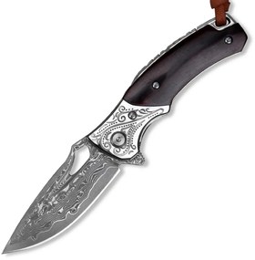 KnifeBoss damaškový zavírací nůž Guardian VG-10