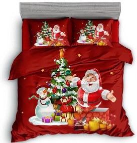 Obliečky MIRELA HAPPY SANTA 7-dielna sada 140x200 cm