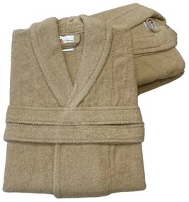 Froté deluxe unisex župan Béžový - L