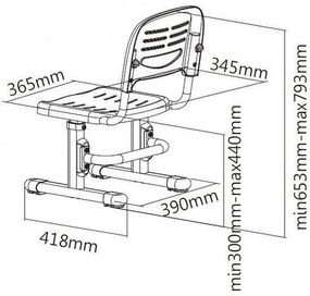 FD Rastúca stolička ST3