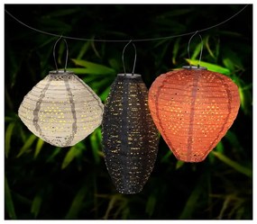 Tmavosivý vonkajší solárny LED lampáš (výška 40 cm) Foxdale – House Nordic