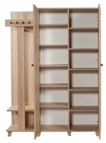 Vešiak so skriňou Garmanto Tree Sonoma Oak Double