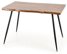 Jedálenský stôl Larson - dub prírodný / čierna