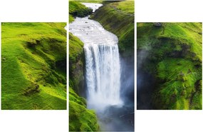 Obraz - Vodopád Skogafoss (90x60 cm)