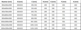 Mexen ROMA sprchovací kút 85x80cm, 6mm sklo, chrómový profil-číre sklo, 854-085-080-01-00