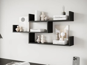 Nástenné police Cygni 003, Farby: čierny grafit