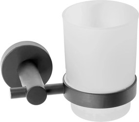 Rea Rea, nástenný pohár na zubné kefky 322233C, grafitová, REA-77089
