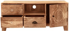 furniture-nabytek.cz - TV stolík rustikálny z dreva mango 120x50x45