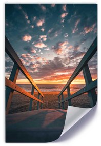 Gario Plagát Výlet na pláž Farba rámu: Bez rámu, Veľkosť: 20 x 30 cm