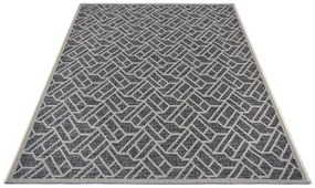 Hanse Home, Kusový koberec Clyde 105912 Eru Grey Beige - na von aj na doma, 115x170, šedá, chodba / predsieň