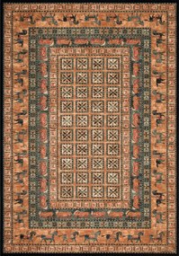 Osta, Kusový koberec Kashqai (Royal Herritage) 4301 500, 67x130, oranžová, chodba / predsieň