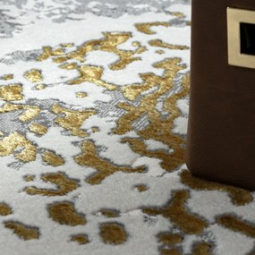 Dywany Łuszczów, Kusový koberec Allure 1961 gold/white, 160x220, žltá, kancelária