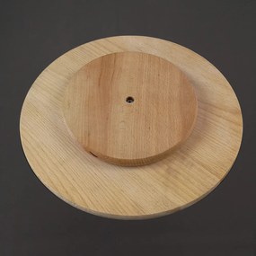 AMADEA Drevená otočná doštička s gravírom, masívne drevo, 30 cm