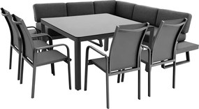 Jedálenská súprava EXPERT PLUS AVERSA KERAMIK antracit, 4+2+1