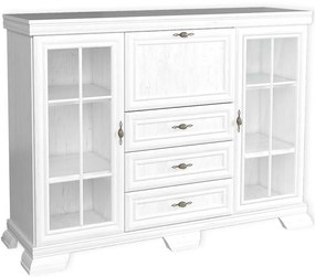 Vitrína Kora Kk6 biely