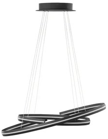 LED luster Torrente 40 čierne