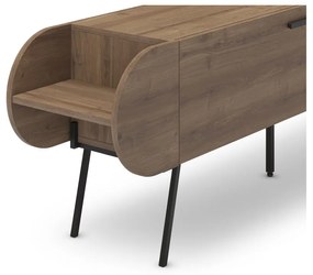 TV stolík v dekore orecha v prírodnej farbe 195x57 cm Saluso – Marckeric