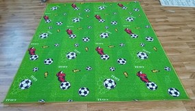 Detský koberec futbal rezaný z metráže